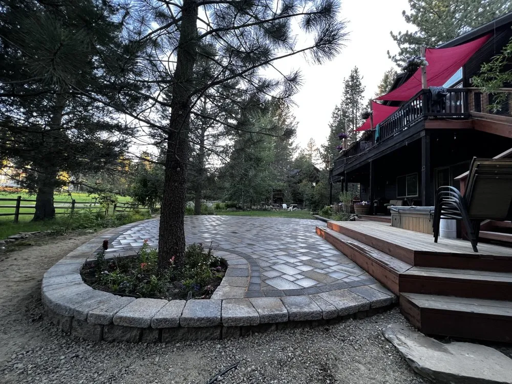 Custom garden landscaping for residential properties in Truckee, CA by Old Town Landscape
