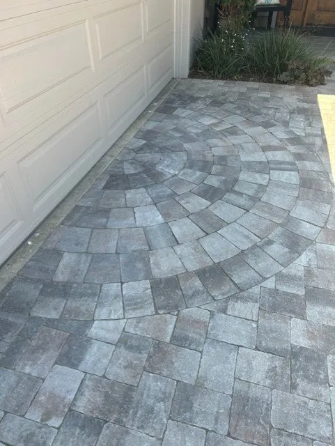 Professional landscape installation in Los Gatos, CA by Old World Cobble