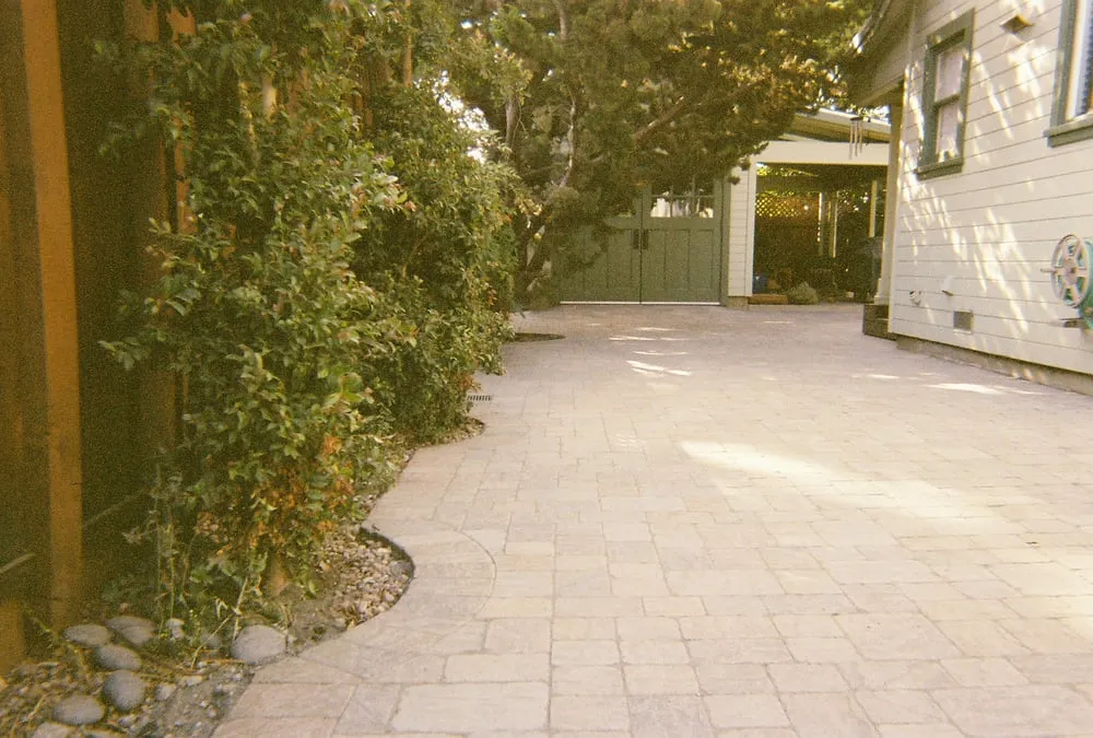 Custom residential landscaping in Los Gatos, CA by Old World Cobble