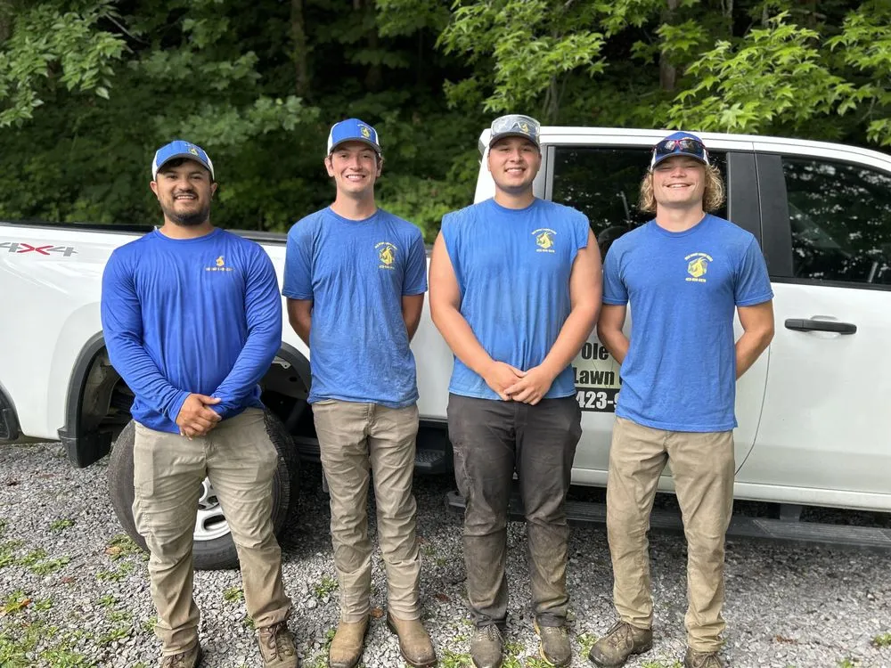 Professional landscape installation with custom design across Johnson City, TN - Ole Goat Lawn Care