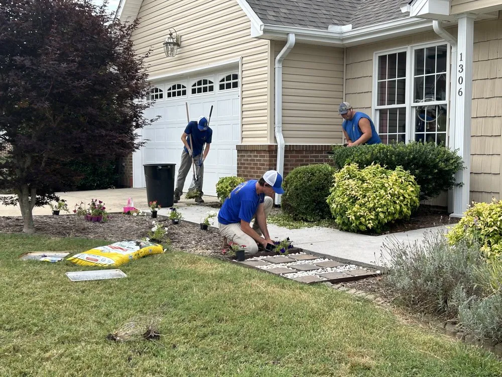 Affordable garden landscaping for beautiful yards in Johnson City, TN by Ole Goat Lawn Care