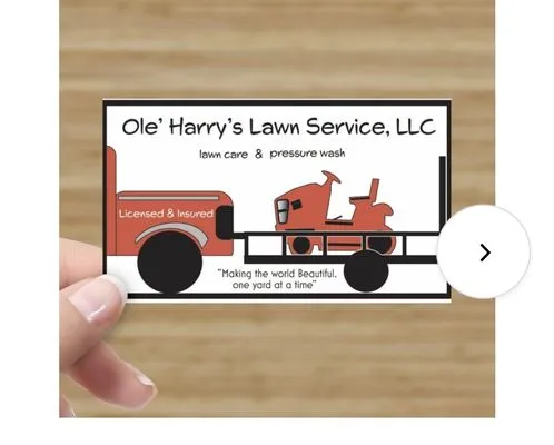 Ole’ Harry’s Lawn Service Logo