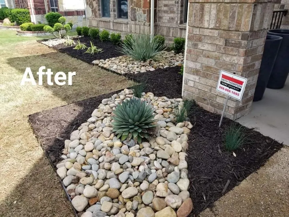 Trusted lawn mowing service for homes in Lake Dallas, TX by Olin Landscape Maintenance