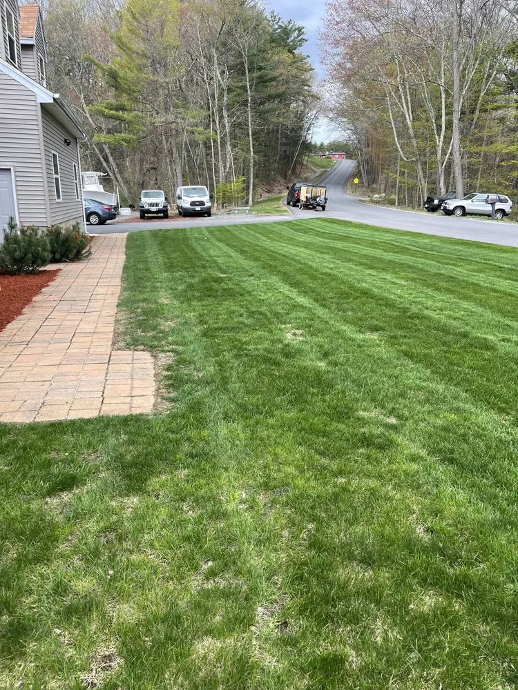 Custom residential landscaping in Manchester, NH by Oli's Lawn-scaping