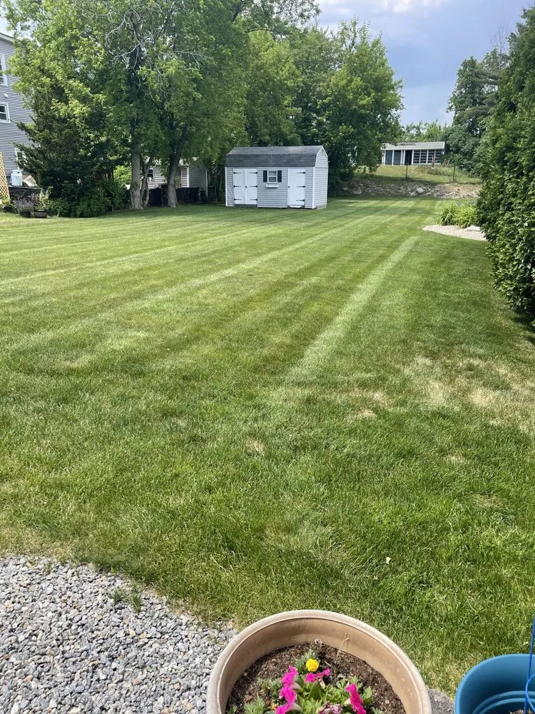 Custom garden landscaping for year-round maintenance across Manchester, NH - Oli's Lawn-scaping