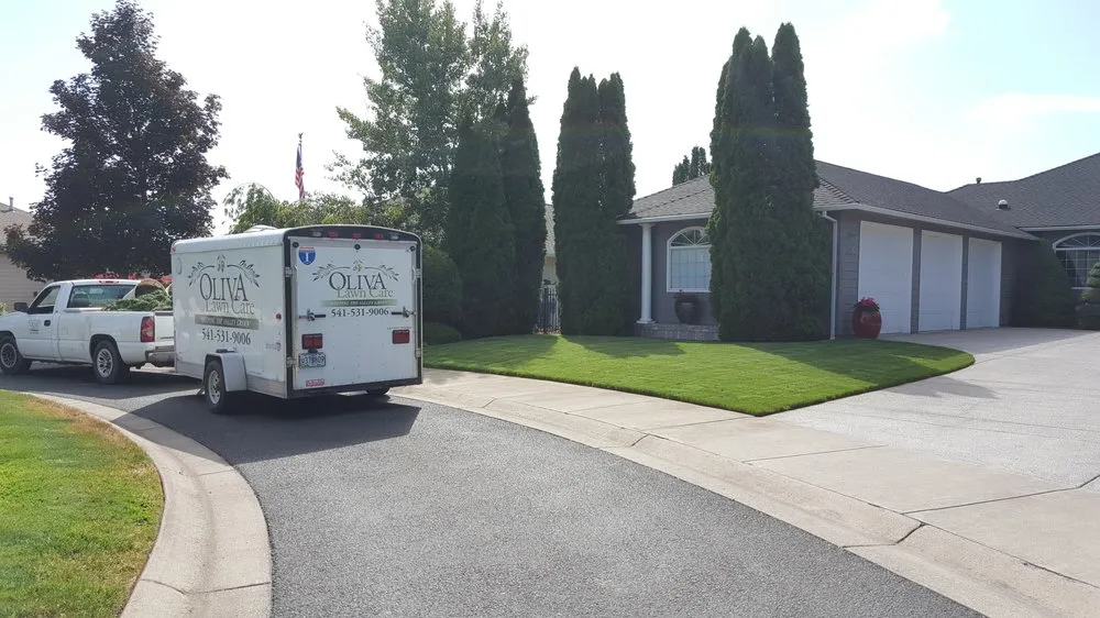 Custom landscape installation in Central Point, OR by Oliva Lawn Care
