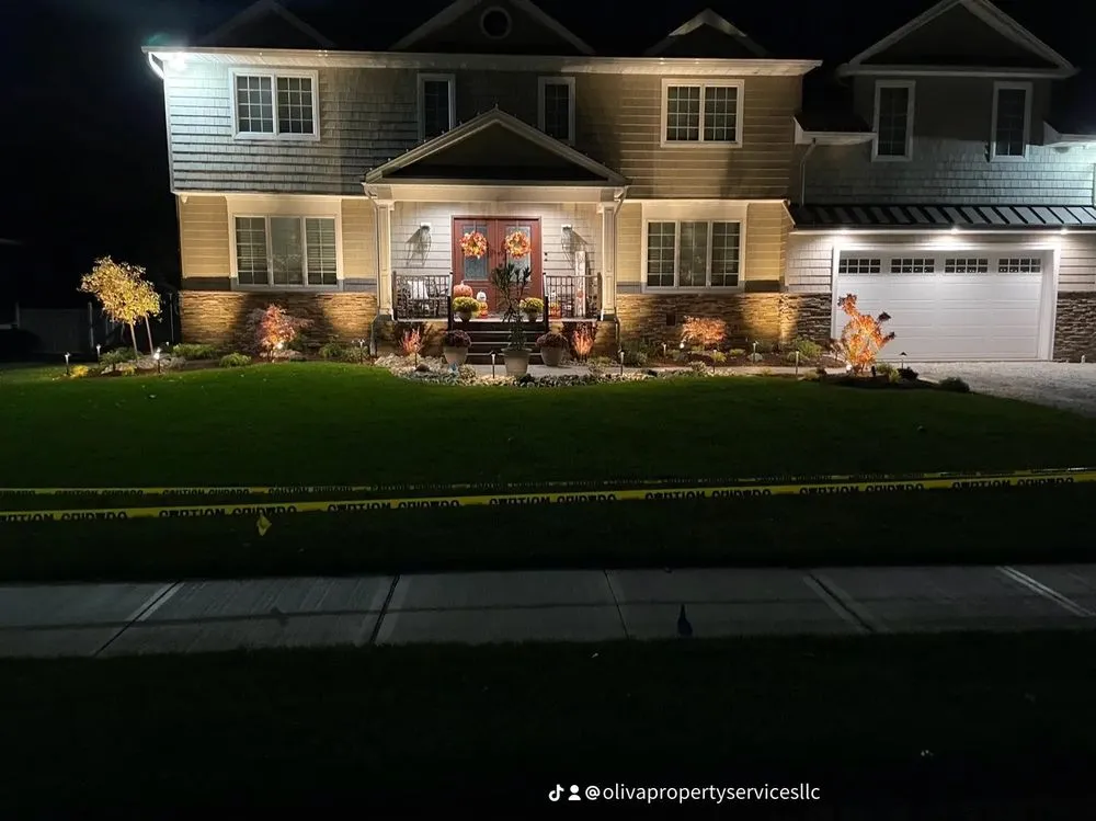 Expert yard cleanup service with custom design in Fairfield Township, NJ by Oliva Property Services LLC