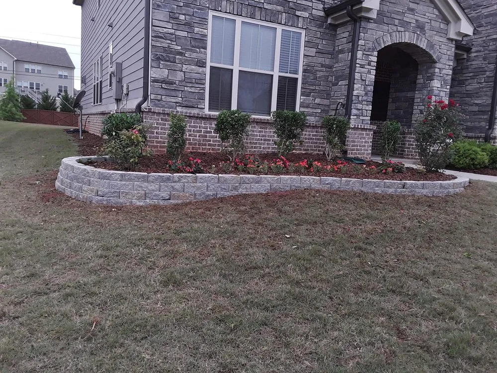 Expert landscape installation in Duluth, GA by Olivares Landscaping