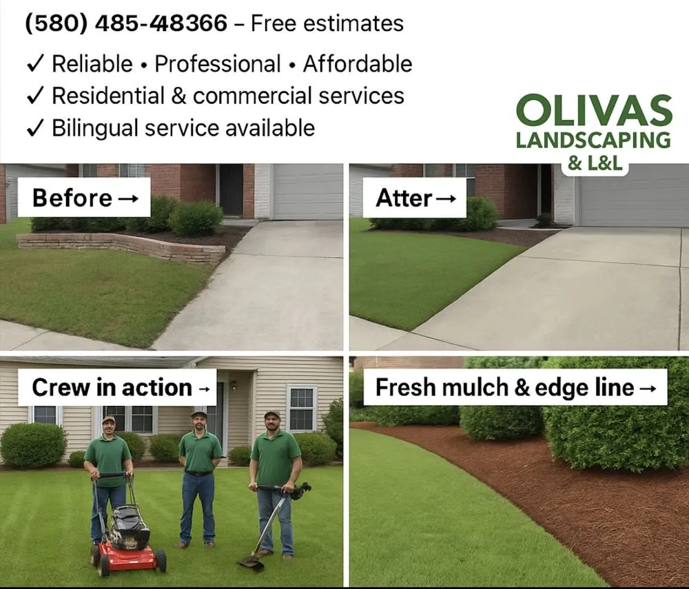 Custom garden landscaping experts serving Ponca City, OK - Olivas Landscaping L & L
