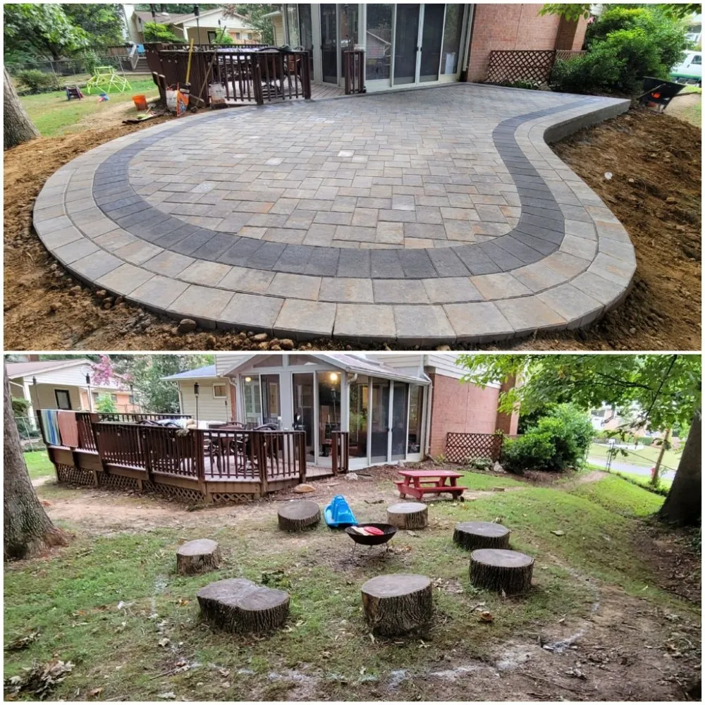 Custom lawn mowing service in Vienna, VA by Olive Branch Service