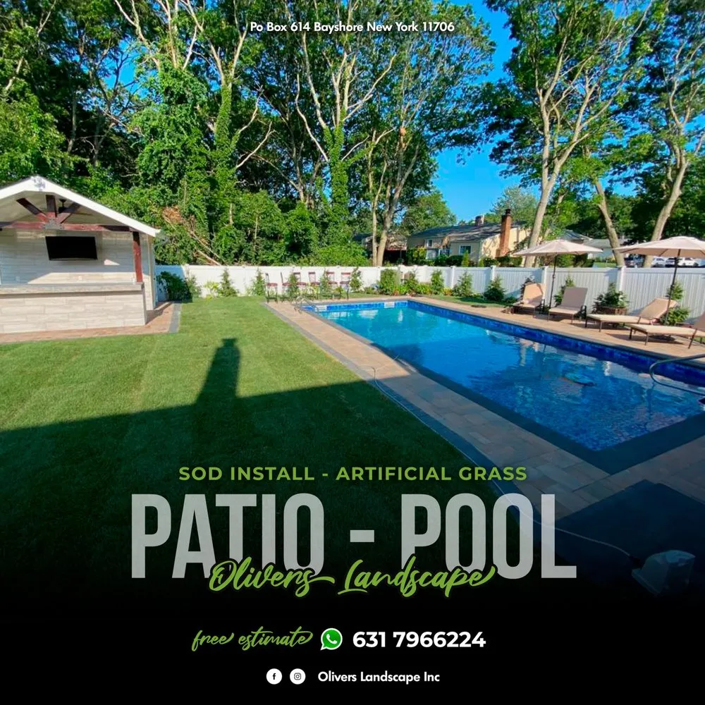 Local landscape installation in Bay Shore, NY - Oliver's Landscape