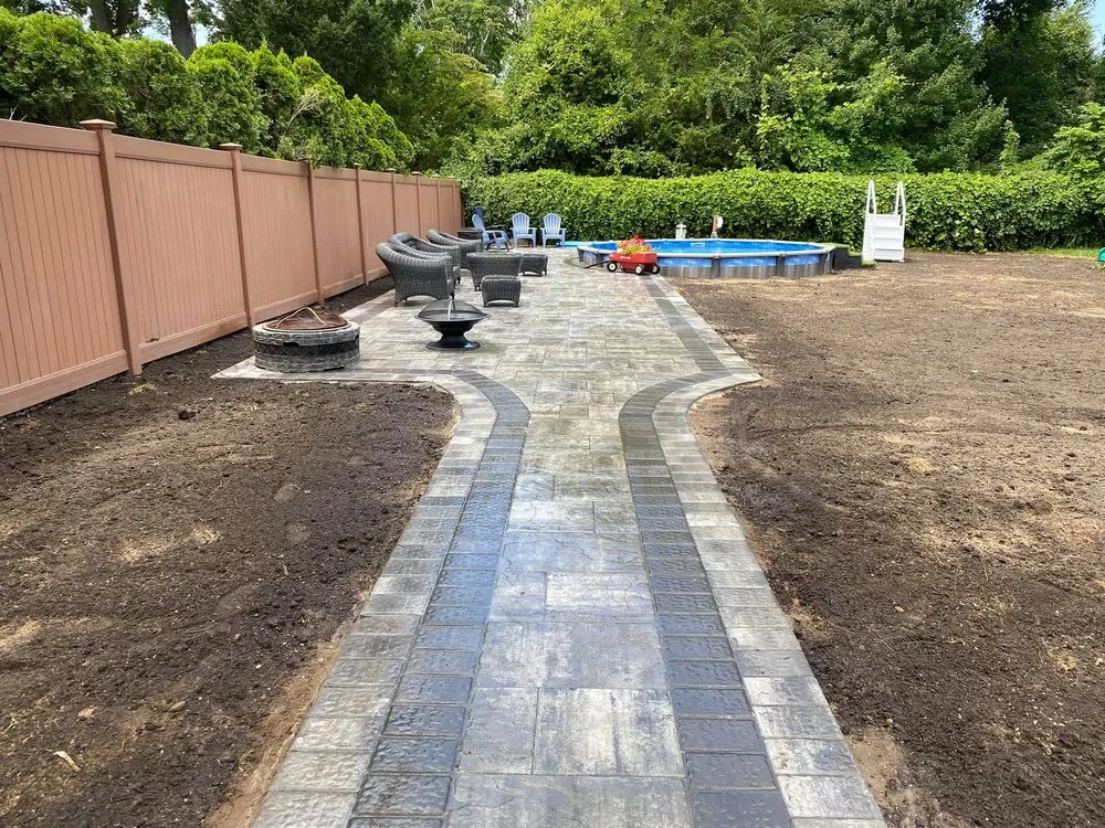 Local landscape installation in Bay Shore, NY - Oliver's Landscape
