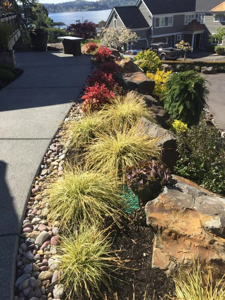 Top-rated residential landscaping for homes in Poulsbo, WA by Olmsted's Nursery