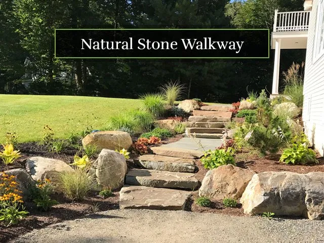 Custom yard cleanup service for year-round maintenance in Brentwood, NH by Olofson Landworks