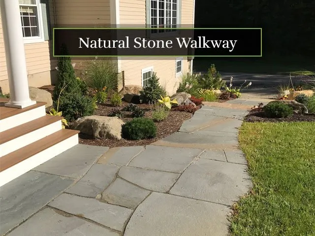 Affordable landscape design in Brentwood, NH by Olofson Landworks