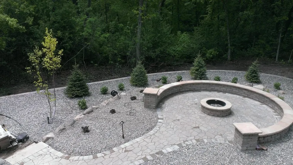 Custom landscape installation in Newport, MN - Olson's Irrigation & Landscaping