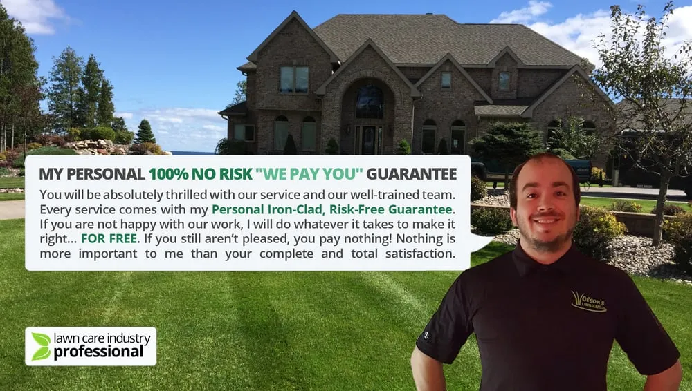 Professional lawn care service experts serving Escanaba, MI - Olson's Lawnscape