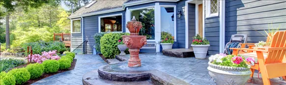 Trusted garden landscaping for homes across Swampscott, MA - Olson's Turf Irrigation & Landscaping