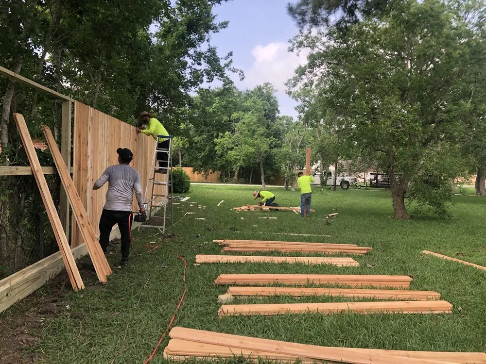 Expert landscaping services for outdoor upgrades in League City, TX by Olvera's Lawn Service