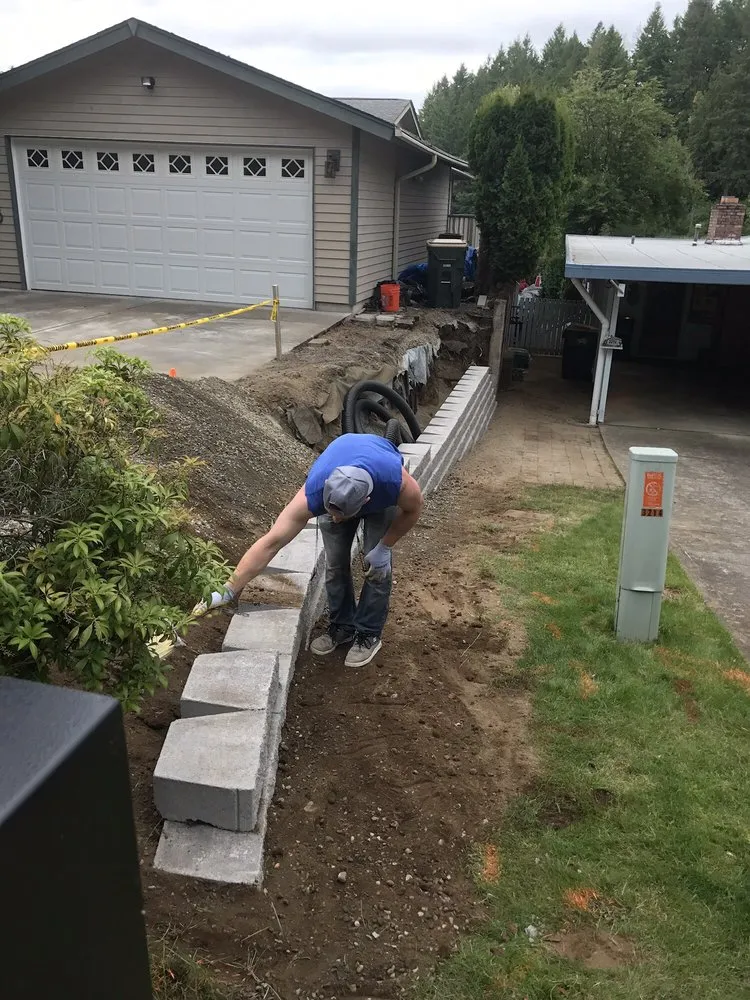 Local landscape installation for homes across Olympia, WA - Olympia Concrete and Landscape