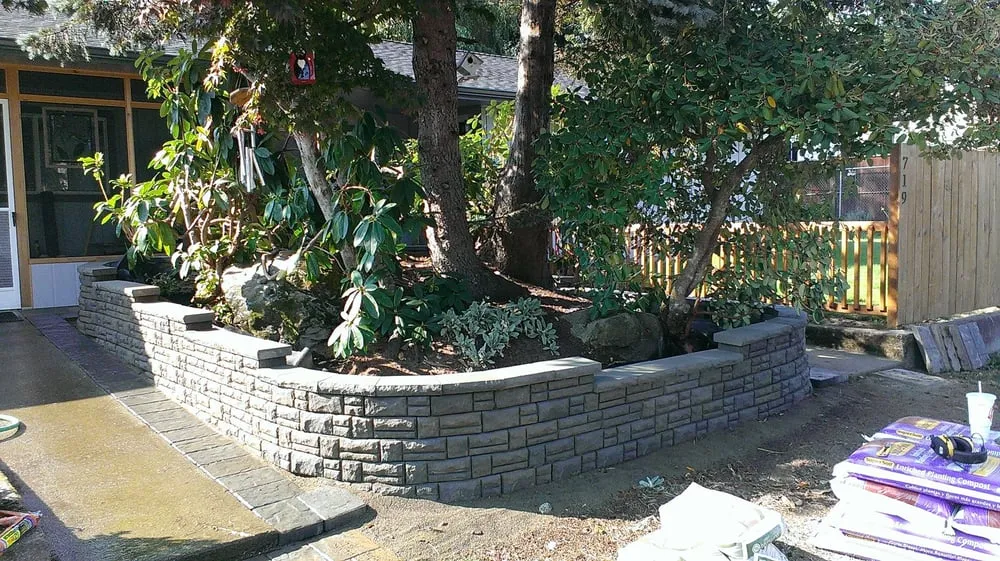 Custom garden landscaping experts serving Roy, WA - Olympic Concrete and Landscape