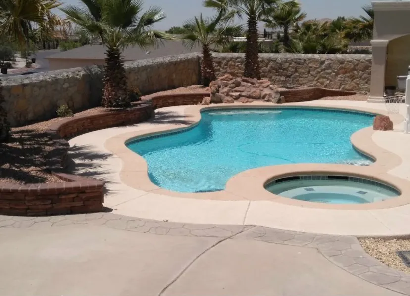 Trusted lawn care service with custom design in El paso, TX by Olympic Pools & Landscaping