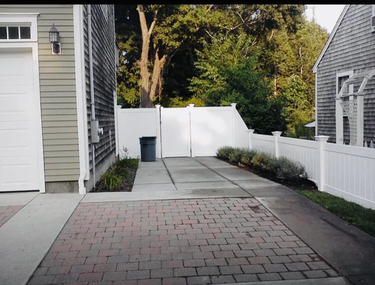 Professional lawn mowing service with custom design in Weymouth, MA by OMA Fence