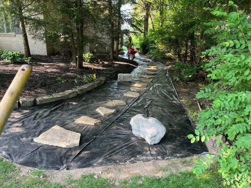 Affordable lawn mowing service for homes in Anderson, IN by OMA Landscaping