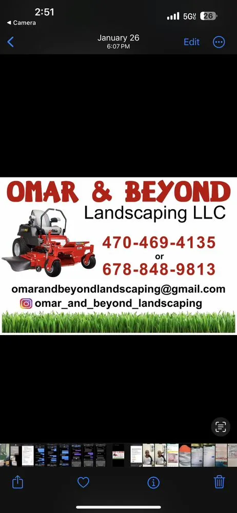 Top-rated landscape design for residential properties in Conyers, GA by Omar And Beyond Landscaping