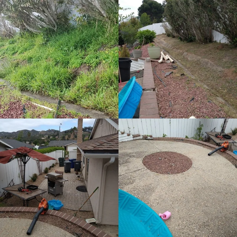 Custom landscape installation in San Marcos, CA by Omar Landscaping & Maintenance