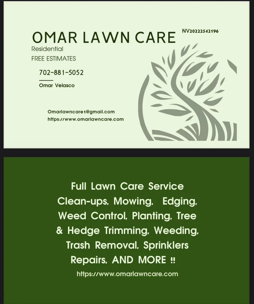 Expert yard maintenance in Las Vegas, NV - Omar Lawn Care