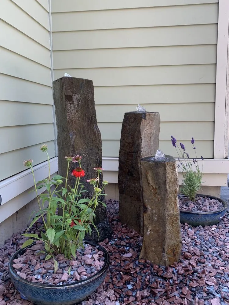 Custom garden landscaping in East Grand Rapids, MI - Omega Brick & Landscaping