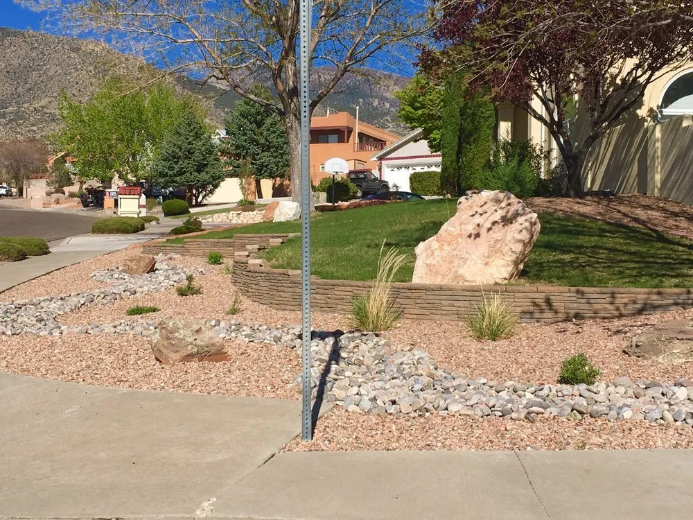 Reliable yard maintenance for year-round maintenance across Albuquerque, NM - Omega Landscaping