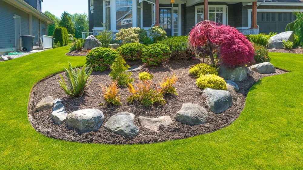 Top-rated outdoor landscaping with custom design in Longview, TX by Omega Lawn & Landscape