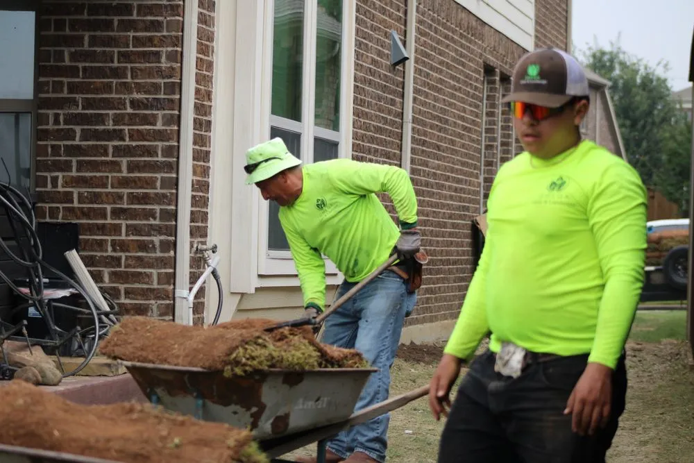 Local landscape design for residential properties in Royse City, TX by Omega Lawn & Landscape