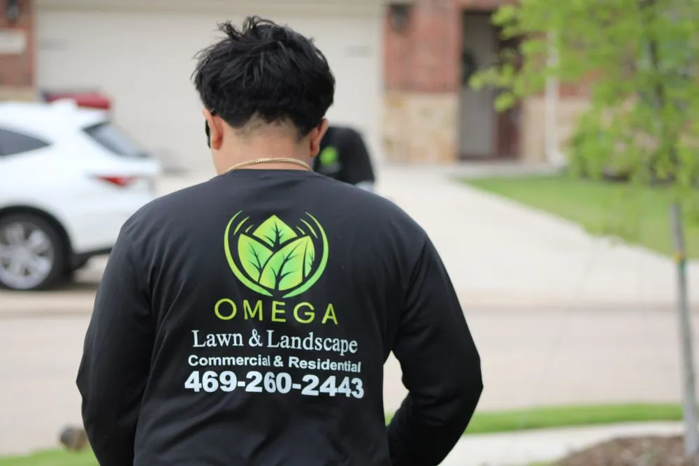 Top-rated yard maintenance with custom design in Royse City, TX by Omega Lawn & Landscape