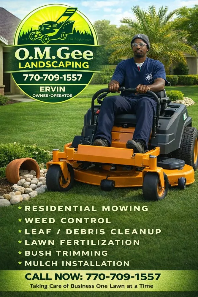 Expert landscaping services experts serving Greenwood, SC - O.M.Gee