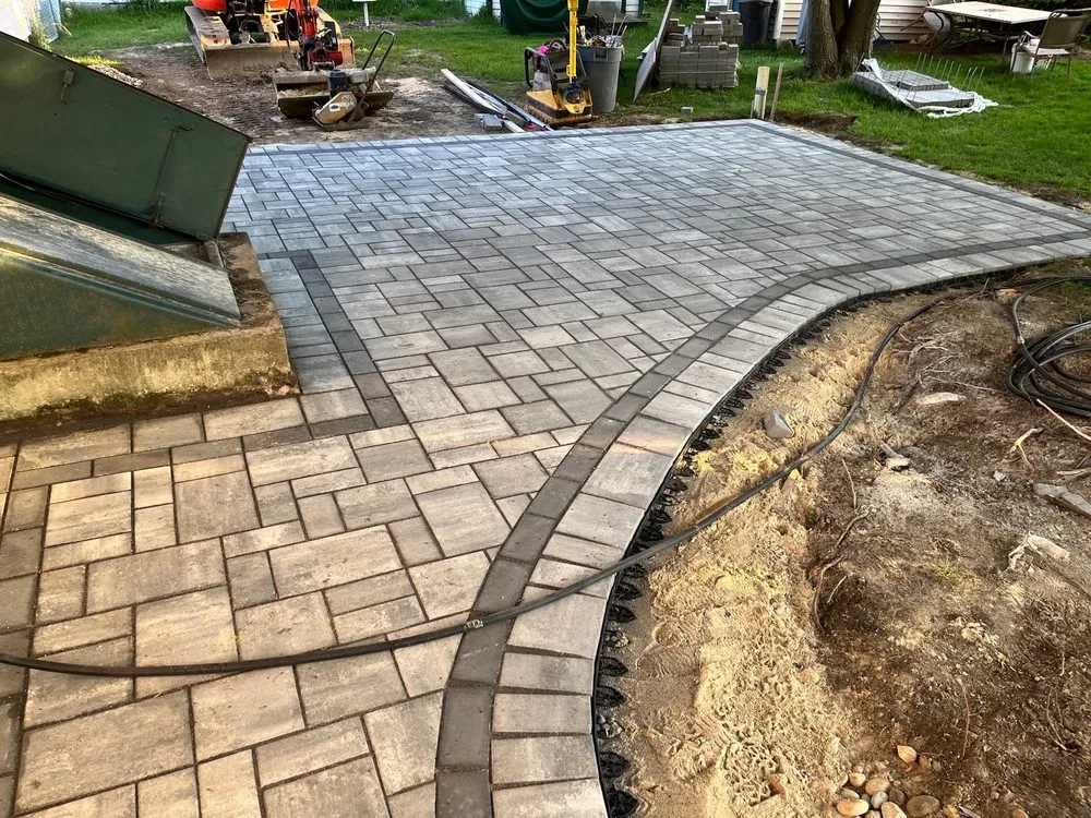 Professional landscape installation in Manchester, NH - OMS