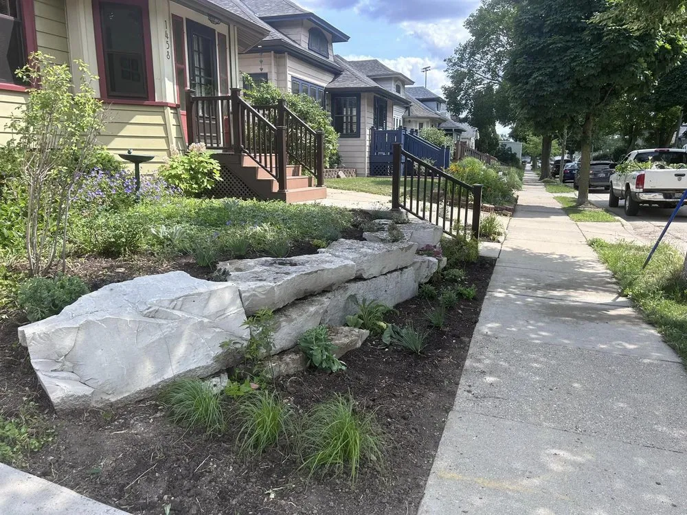 Expert garden landscaping for beautiful yards across Menomonee Falls, WI - On Board Landscaping