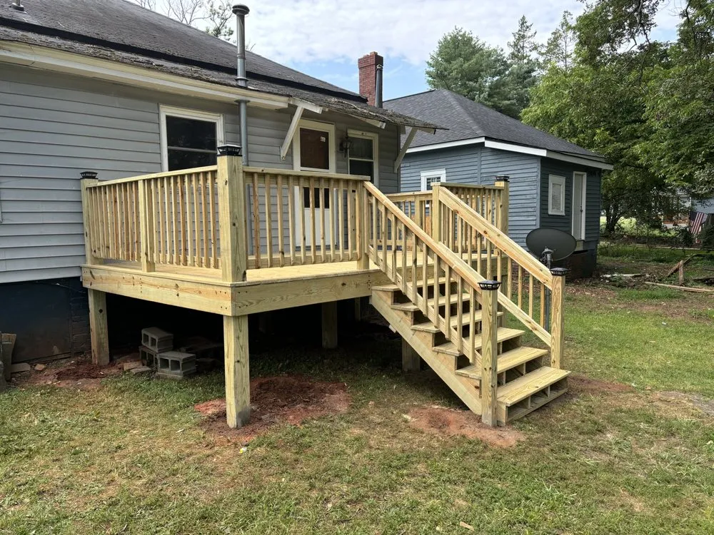 Affordable landscape design in Harmony, NC - On Center Decks