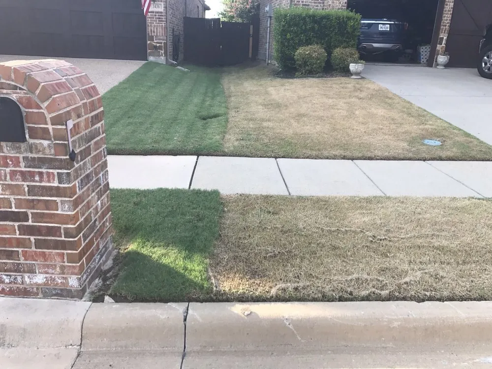 Affordable landscape design in Little Elm, TX by On-Hand Lawn Care