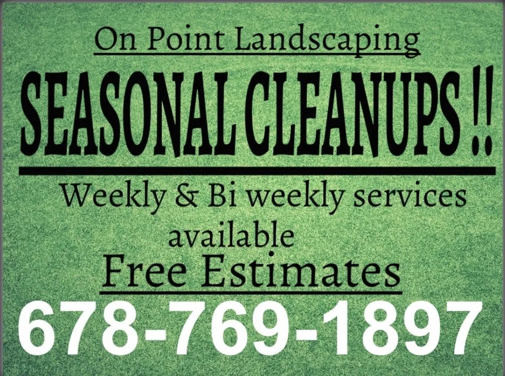 Custom yard cleanup service experts serving Gainesville, GA - On Point Landscaping & Property Maintenance.