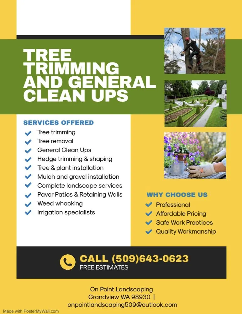 Expert residential landscaping in Grandview, WA by On Point Landscaping