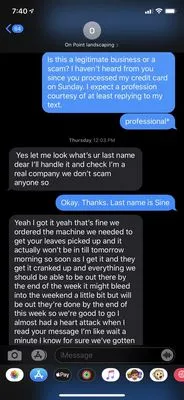 On Point Lawn Care & Landscaping Logo