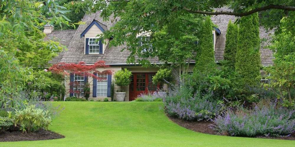 Custom garden landscaping for residential properties in Macedon, NY by On Point Lawncare