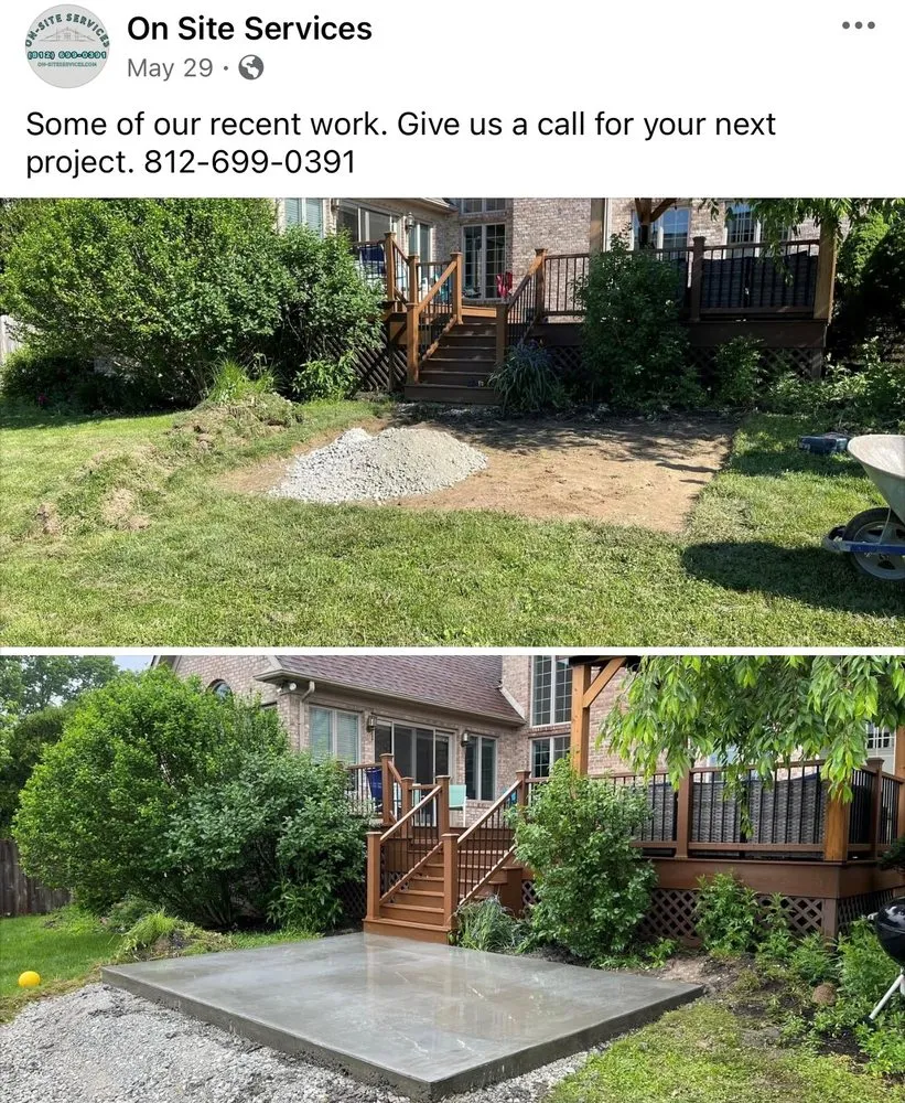 Local yard maintenance in Bloomington, IN by On-Site Services