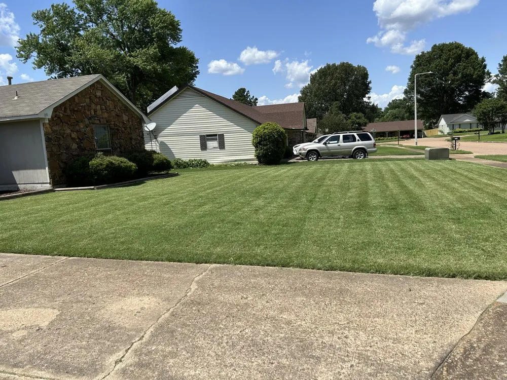 Custom landscape design in Arlington, TN - On The Go Lawn Service
