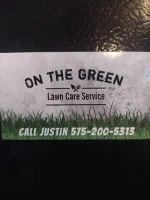 On the green lawn care services Logo