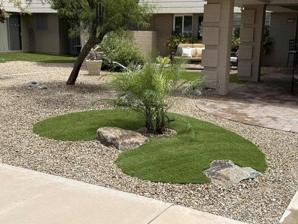 Local lawn mowing service for beautiful yards across Buckeye, AZ - On The Rock Landscape