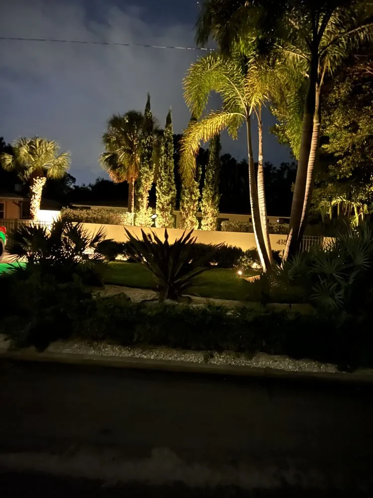 Expert landscape design experts serving North Port, FL - On The Spot Lighting